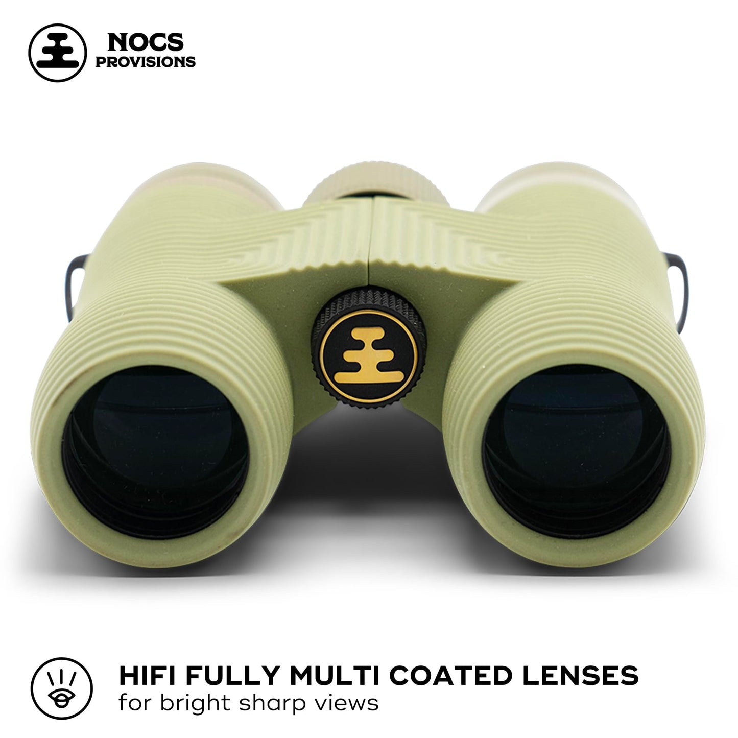 Nocs Provisions Field Issue Compact 10x32 Waterproof Binoculars, Shockproof, Fogproof, 10X Magnification, Bak4 Prism, Multi-Coated Lenses for Adults & Kids, Bird Watching, Hunting & Wildlife Viewing