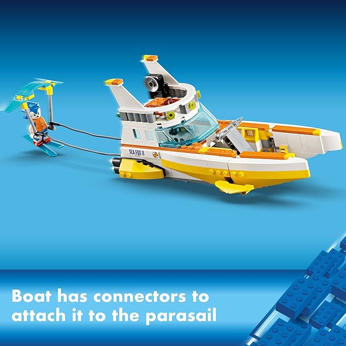 LEGO Sonic The Hedgehog: Tails’ Adventure Boat Interactive Toy Building Set Video Game Toy with Sonic Characters and Water Skis Gamer Gift for Boys and Girls Ages 8 and Up 76997