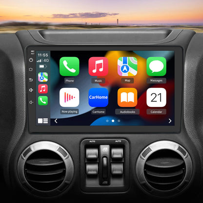 EagleNav Car Radio for Jeep Patriot Compass 2010 2011 2012 2013 2014 2015 2016, Android 13 Car Stereo with 10.1 Inch Touch Screen, 2GB+32GB, Wireless CarPlay & Android Auto