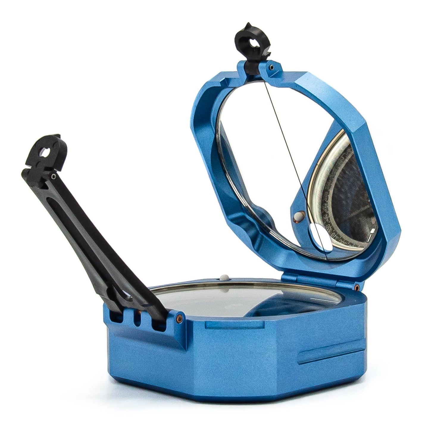 Brunton Standard Transit, Azimuth (0–360°), Blue - Professional Pocket Transit with Clinometer