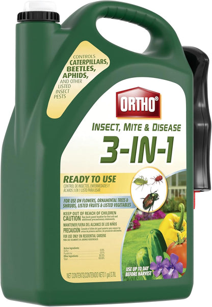 Ortho 3-in-1 Insect Mite & Disease Control - Ready-to-Use 1 Gallon Solution