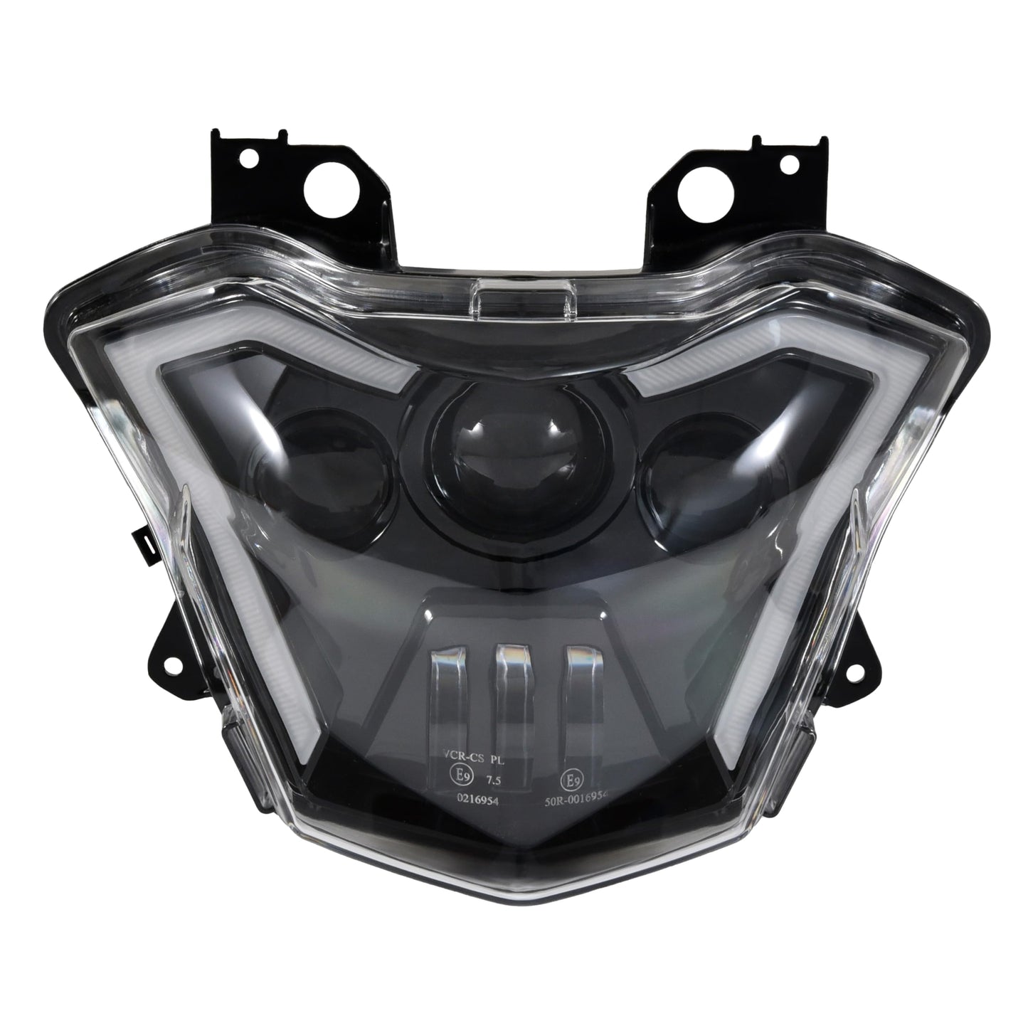 VEISUTOR LED Headlight Assembly for Versys-X300, Projector LED Headlamp Front Lights Head Lights with Hi/Low Beam DRL Turn Signal Fog Light for Kawasaki Z650 Versys-X300 KLE300 2017-2021 Accessories