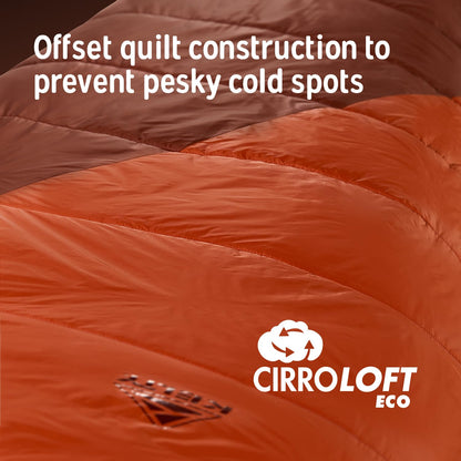 Kelty Cosmic Synthetic Fill 0 Degree Backpacking Sleeping Bag – Compression Straps, Stuff Sack Included (Long, 2025)