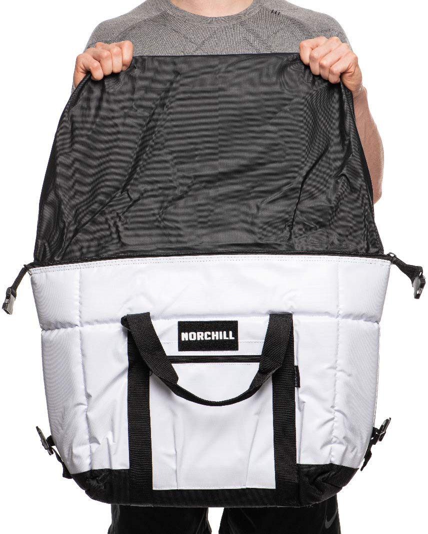 NorChill Soft Coolers 48 Can Insulated Marine Boatbag Soft Sided Cooler, White