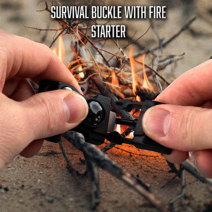 Paracord Planet Multitool Buckle – 7 Tools in 1 – Great for Camping and Outdoor Use – Available in Packs of 1-100 Buckles