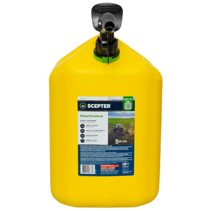Scepter FSCD552 Fuel Container with Spill Proof SmartControl Spout, Yellow Diesel Can, 5 Gallon (Pack of 4)