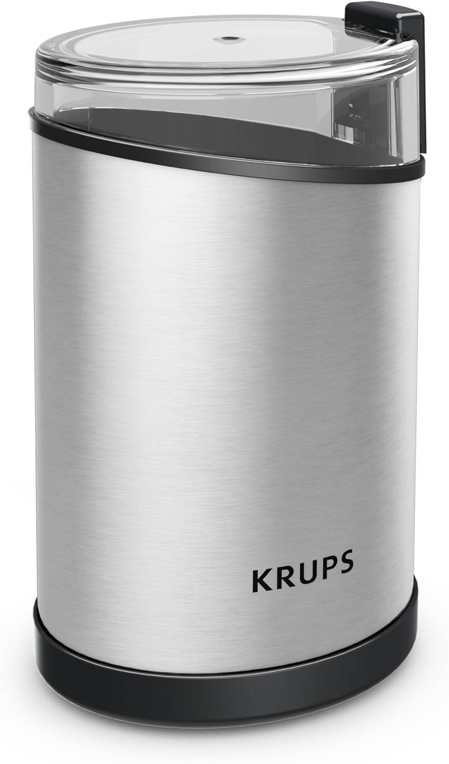 KRUPS Precision Electric Coffee Grinders, 3 oz Capacity, 200W Motor, Stainless Steel Blades for Uniform Grinding of Beans, Herb and Nuts, Coffee and Spice Grinder Electric, (Black)