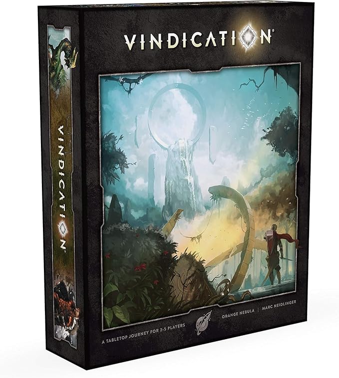 Orange Nebula Vindication Board Game - Heroic Attributes Modular Map &amp Strategic Competitive Play