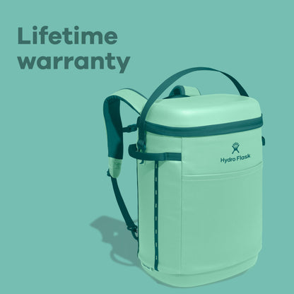 Hydro Flask Carryout Cooler Backpack - Insulated Portable Soft Cooler - 22 L Capacity in Black