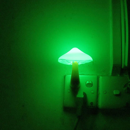 AUSAYE Sensor LED Night Light Plug in Wall Lamp, Energy Saving NightLight Cute Mushroom Night Lights for Adults Kids Bedroom,Bathroom,Toilet, Stairs, Kitchen,Hallway Corridor Warm White