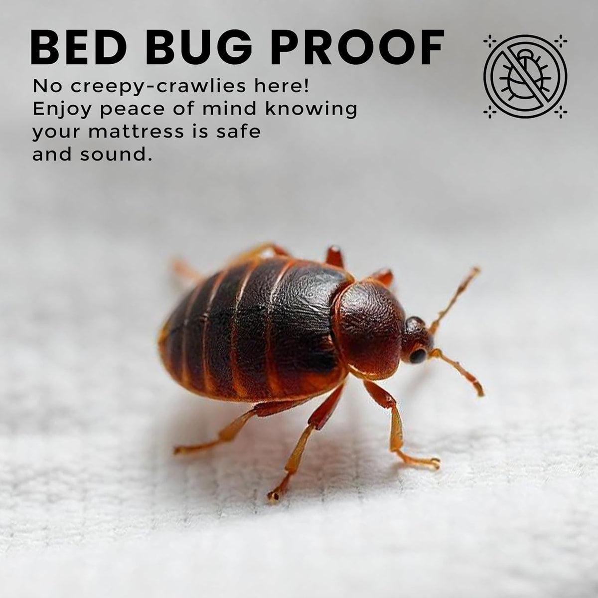 Utopia Bedding Waterproof Mattress Cover - Queen Size Zippered Protector | 12-Inch Deep, Dust Mite Proof