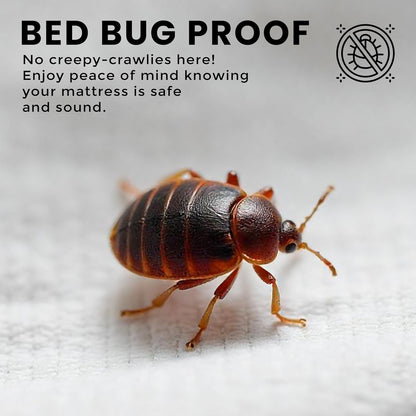 Utopia Bedding Waterproof Mattress Cover - Queen Size Zippered Protector | 12-Inch Deep, Dust Mite Proof