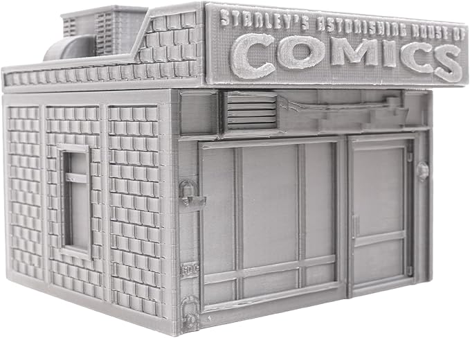 Comic Book Store - Tabletop Terrain by Corvus Terrain Compatible with MCP 32mm