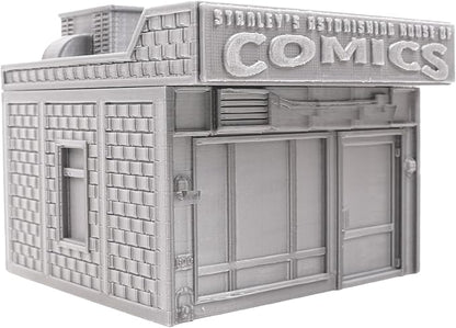 Comic Book Store - Tabletop Terrain by Corvus Terrain Compatible with MCP 32mm