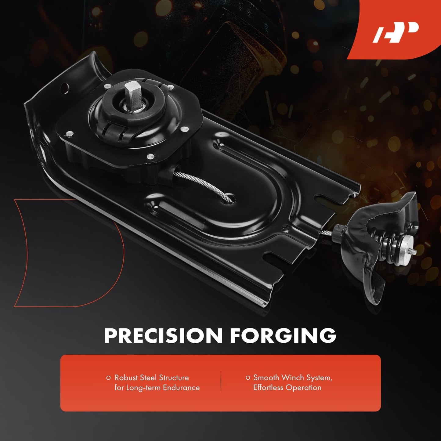 A-Premium Spare Tire Hoist Spare Tire Winch Carrier Compatible with Dodge Durango 2011 2012, Sport Utility, AWD