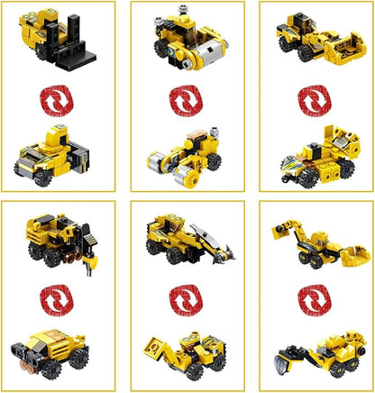 Robot Building Toys for 6 7 8 9 10 11 12 13 14 Years Old Kids | 25-in-1 Construction Blocks Sets for Robot or Trucks Christmas Birthday Gifts for Age 6-8 7-9 8-14 yrs Boys