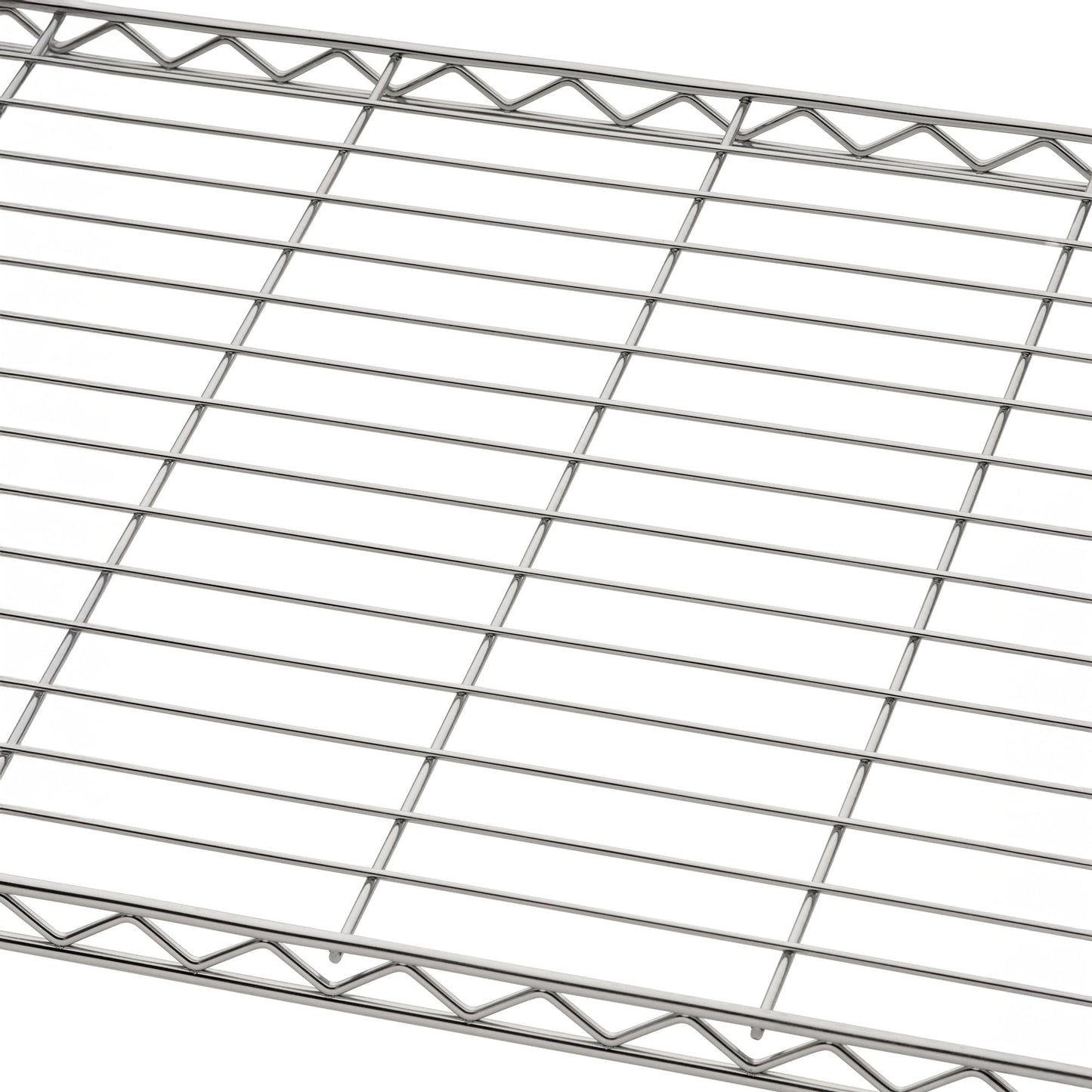 NEAT by TRINITY 5-Tier Adjustable Wire Shelving with Wheels, Wire Shelf Rack for Kitchen Organization, Garage Storage, 400 to 2000 Pound Capacity, NSF Certified, 36” x 18” x 72”, EcoStorage Chrome