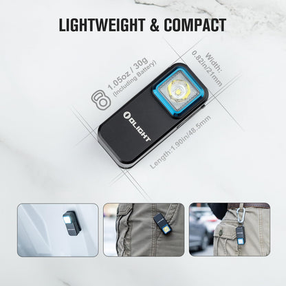 OLIGHT Perun 2 Mini Headlamp Bundle Oclip Rechargeable EDC Flashlight