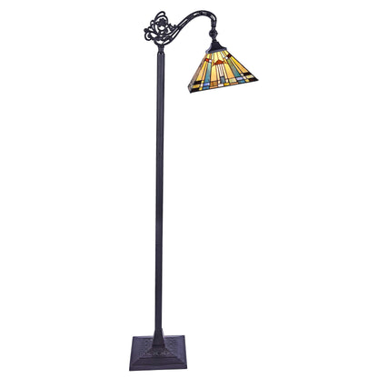 Chloe CH33293MS11-RF1 Floor Lamp, Glass, One Size, Multicolor