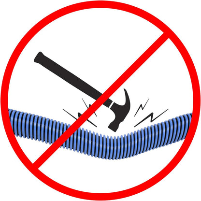Poolmaster Manual Pool Vacuum Hose - 30 Ft Kink-Free Heavy Duty Cleaner for Inground & Above Ground Pools