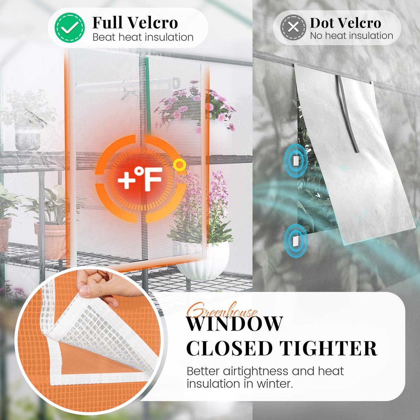 KING BIRD Premium Greenhouse for Outdoors, 56x56x77 in Walk-in Hot House with Thickened Cover, Reinforced Frame, Screen Windows & Mesh Door, 4 Tiers 12 Shelves for Outside Garden Seedlings, Clear