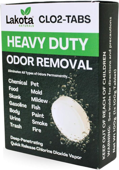 Chlorine Dioxide Fogger Kit - Professional Strength Odor Remover for Home, Car & RV | Easy-to-Use Deodorizer