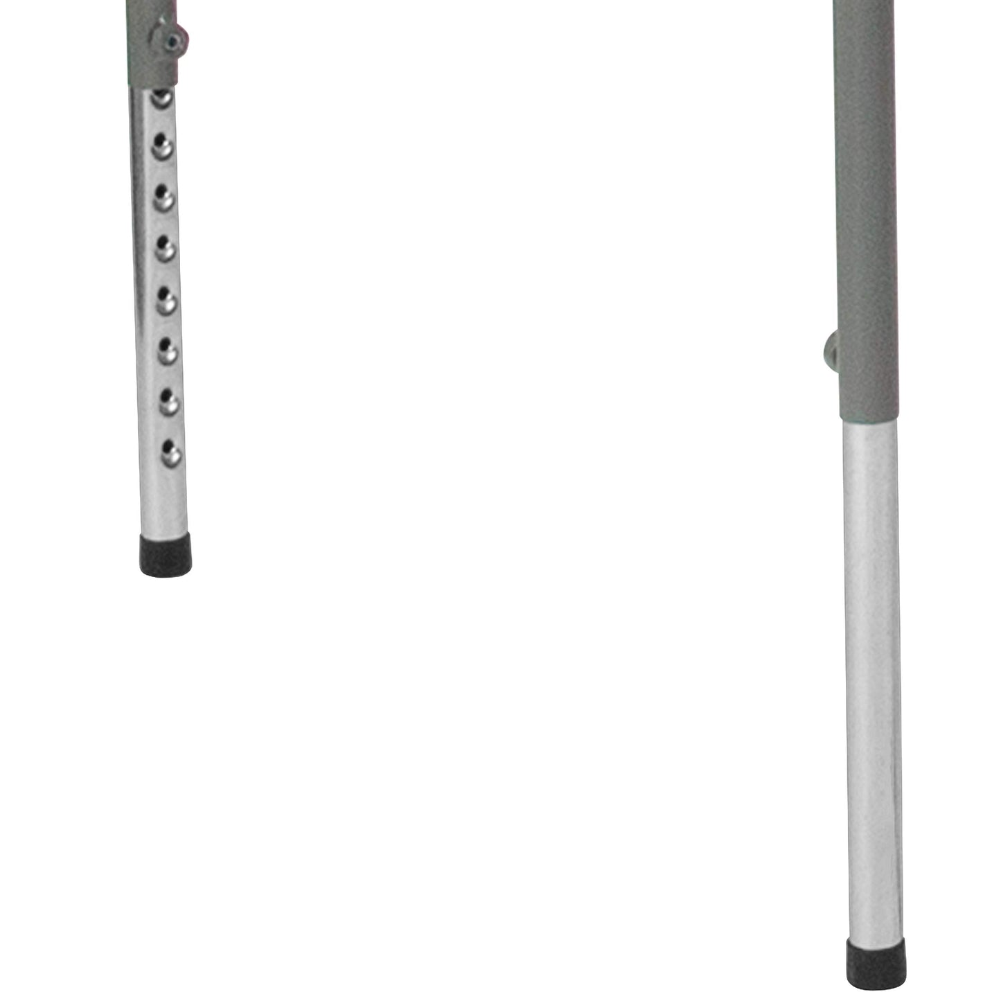 Flash Furniture Kathryn 2.79-Foot Square Height Adjustable Granite White Plastic Folding Table