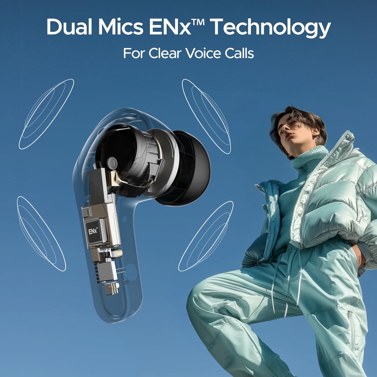 boAt Airdopes 311 Pro Truly Wireless in Ear Earbuds, Up to 50 Hrs Playtime, Dual Mics, Low-Latency Mode, ASAP Charging, IPX4, IWP Tech, BT v5.3 (Active Black)