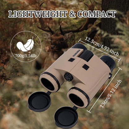SG SURGOAL 8x32 Laser Rangefinder Binoculars 3000 Yards, OLED Red Display, Angle Compensated, IPX4 Waterproof Hunting Range Finder with 1/4” Thread for Tripod Mount
