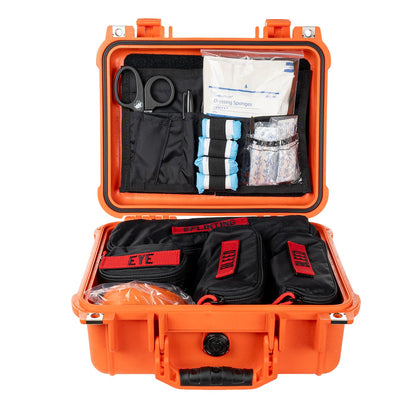 North American Rescue Range Trauma Kit (Hard Case) NAR First Aid Combat Gauze and C-A-T Tourniquet for Shooting Ranges, Firearms, Training, Hunters, NRA, Gun Safety (80-1907)