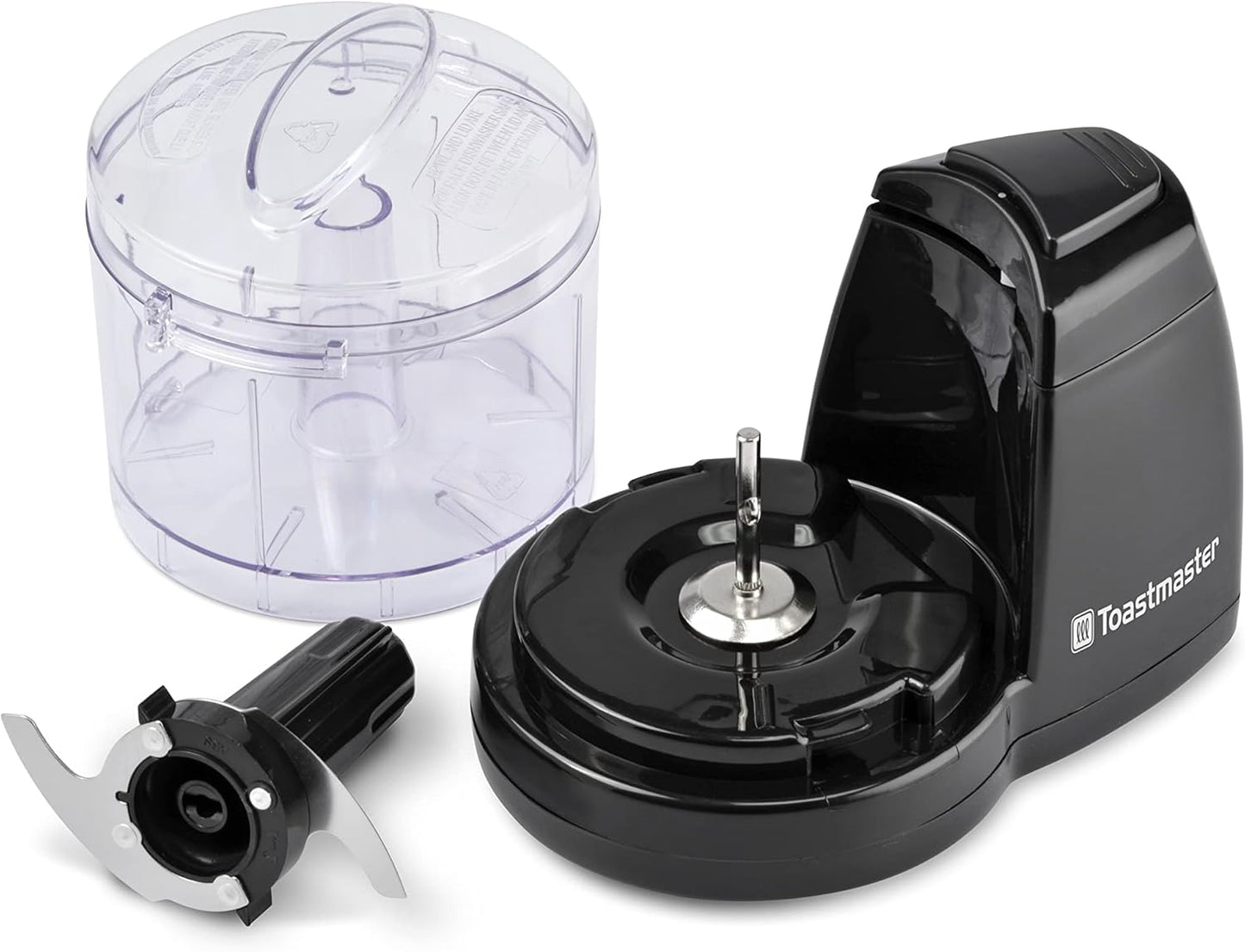 Toastmaster TM-61MC 1.5 Cup One-Touch Mini Food Chopper, Black