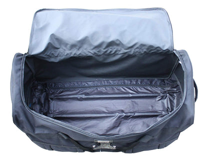 Gothamite 36-inch Rolling Duffle Bag with Wheels, Luggage Bag, Hockey Bag, XL Duffle Bag With Rollers, Heavy Duty Oversized Bag (Black)