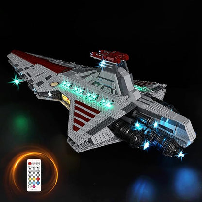 BrickSoul Led Light Kit for Venator Compatible with 75367 Light Kit Light Up Your Star Wars Star Destroyer Building Set - RC Version