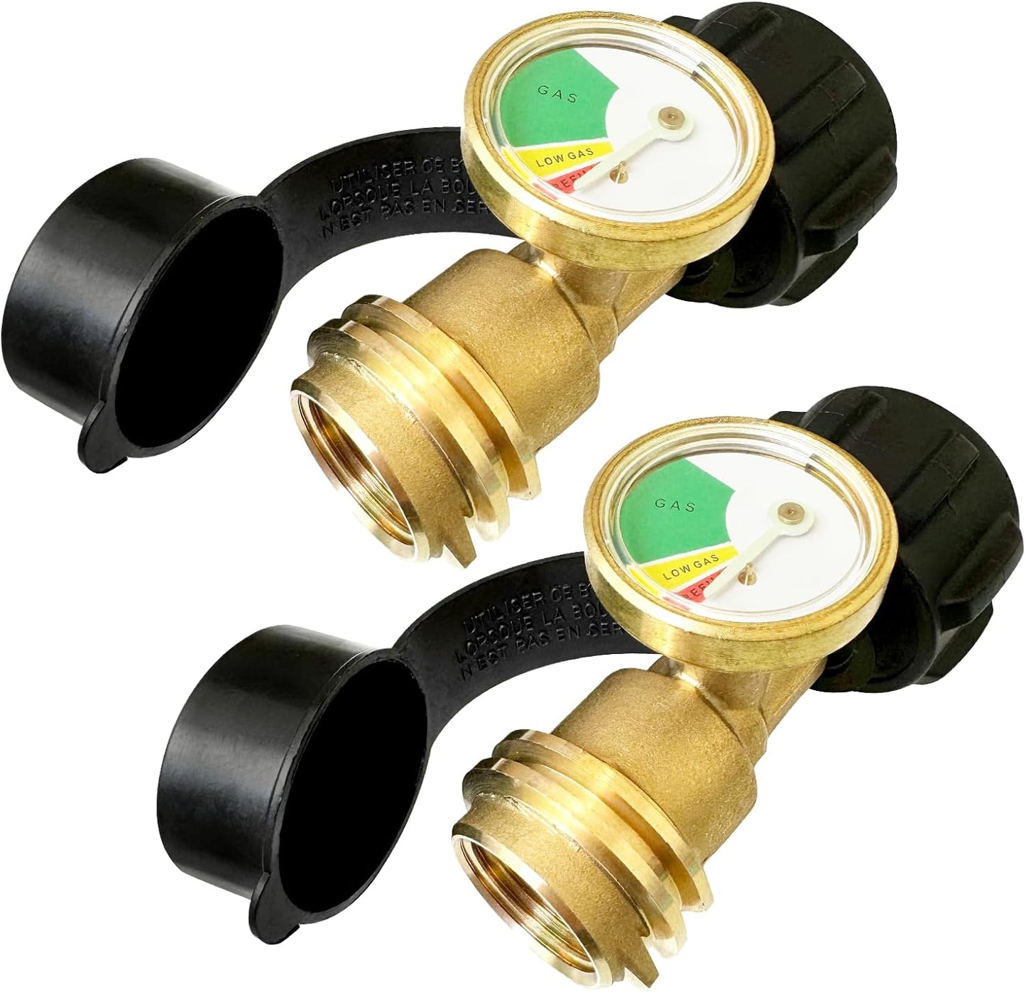 Propane Tank Gauge by [Brand Name] - Accurate Level Indicator for 5LB-40LB LP Tanks | 2 Pack for BBQ, RV, and More