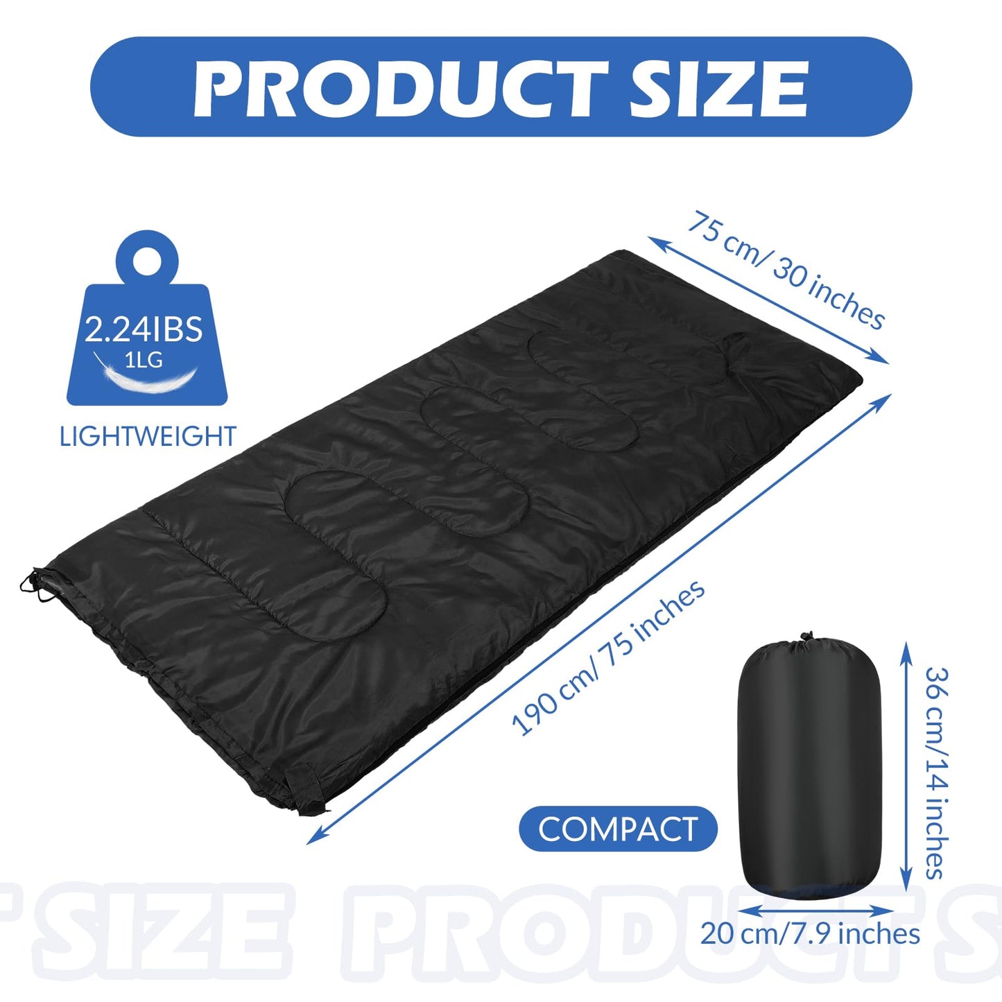 Macarrie 12 Pack Camping Sleeping Bags for Adults Homeless Bulk Cold Weather Kids Sleeping Bag Lightweight Waterproof Compression Sack for Backpacking Traveling Hiking Outdoor Shelter(Bright Color)