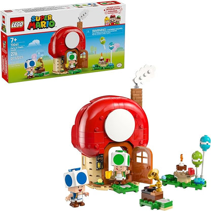 LEGO Super Mario Party at Toad’s House Building Toy - Pretend Play Set for Boys &amp Girls Ages 7+ - Kids Building Blocks with Digital Action &amp 2 Toad Toy Figures - Gift Idea for Birthdays - 720