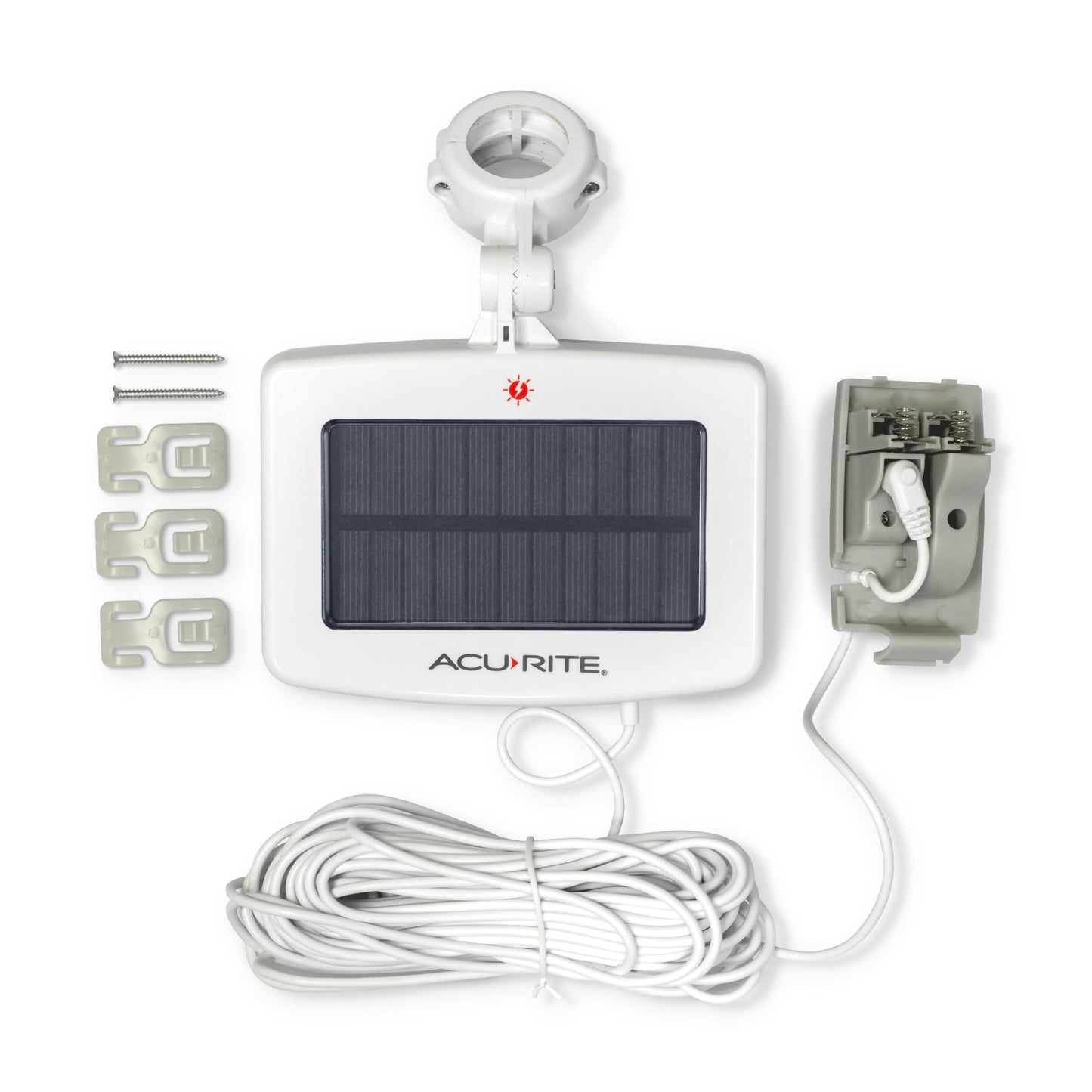 AcuRite Iris® Weather Station with Solar Power Pack, Barometer, Mini Wireless Display for Temperature, Humidity, Wind Speed, Wind Direction, Historic Rainfall Totals, and Hyperlocal Forecast (01122M)