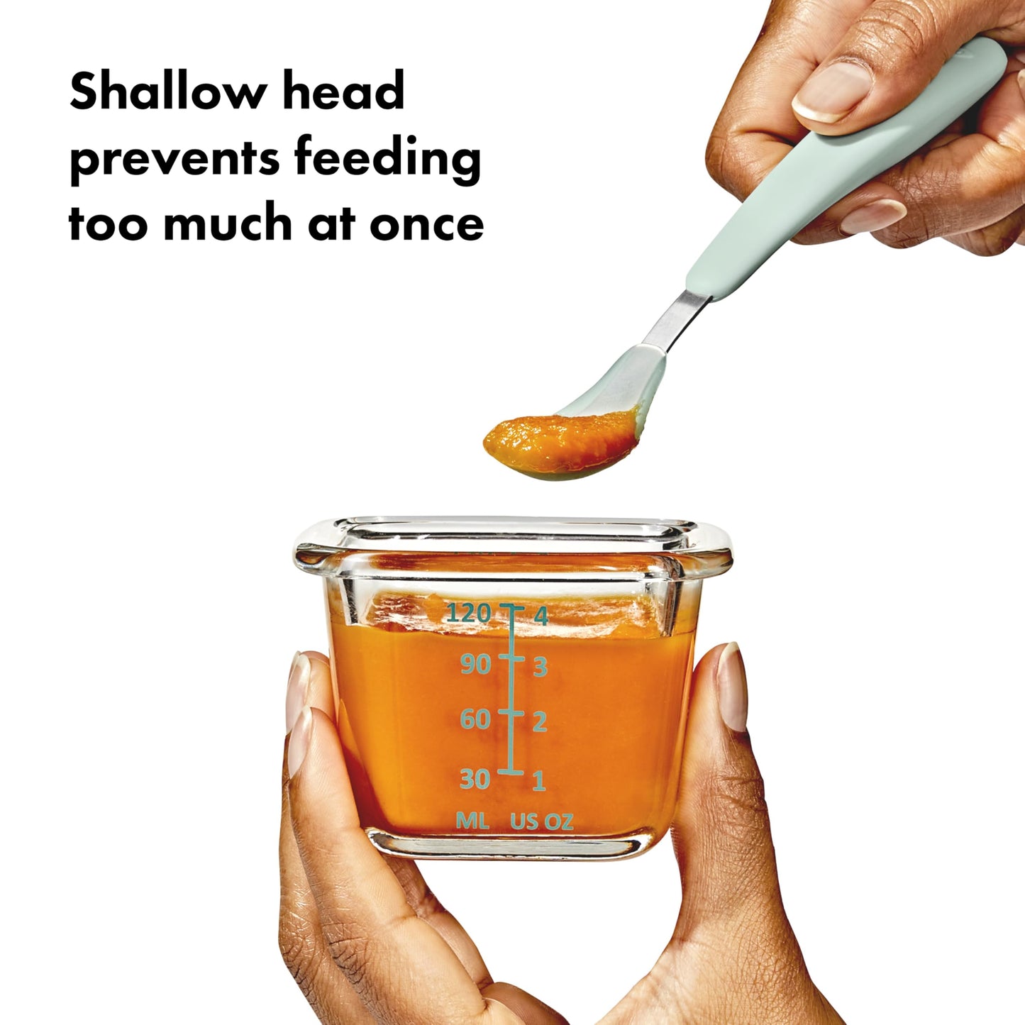 OXO Tot On-The-Go Feeding Spoon - Opal