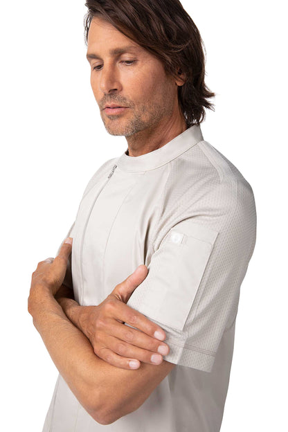 Chef Works Men's Varkala Chef Coat, Natural, 3X-Large