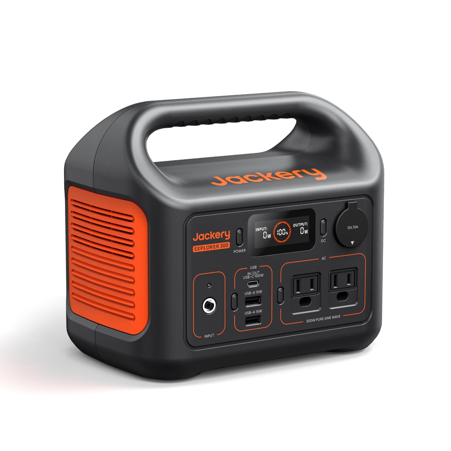 Jackery Portable Power Station Explorer 300, 292Wh Backup LiFePO4 Battery, Solar Generator for Outdoors Camping Travel Hunting Blackout (Solar Panel Optional)