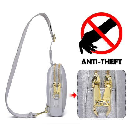 INICAT Anti Theft Crossbody Bags for Women Travel Small Sling Bags Cross Body Bag Purses for Woman
