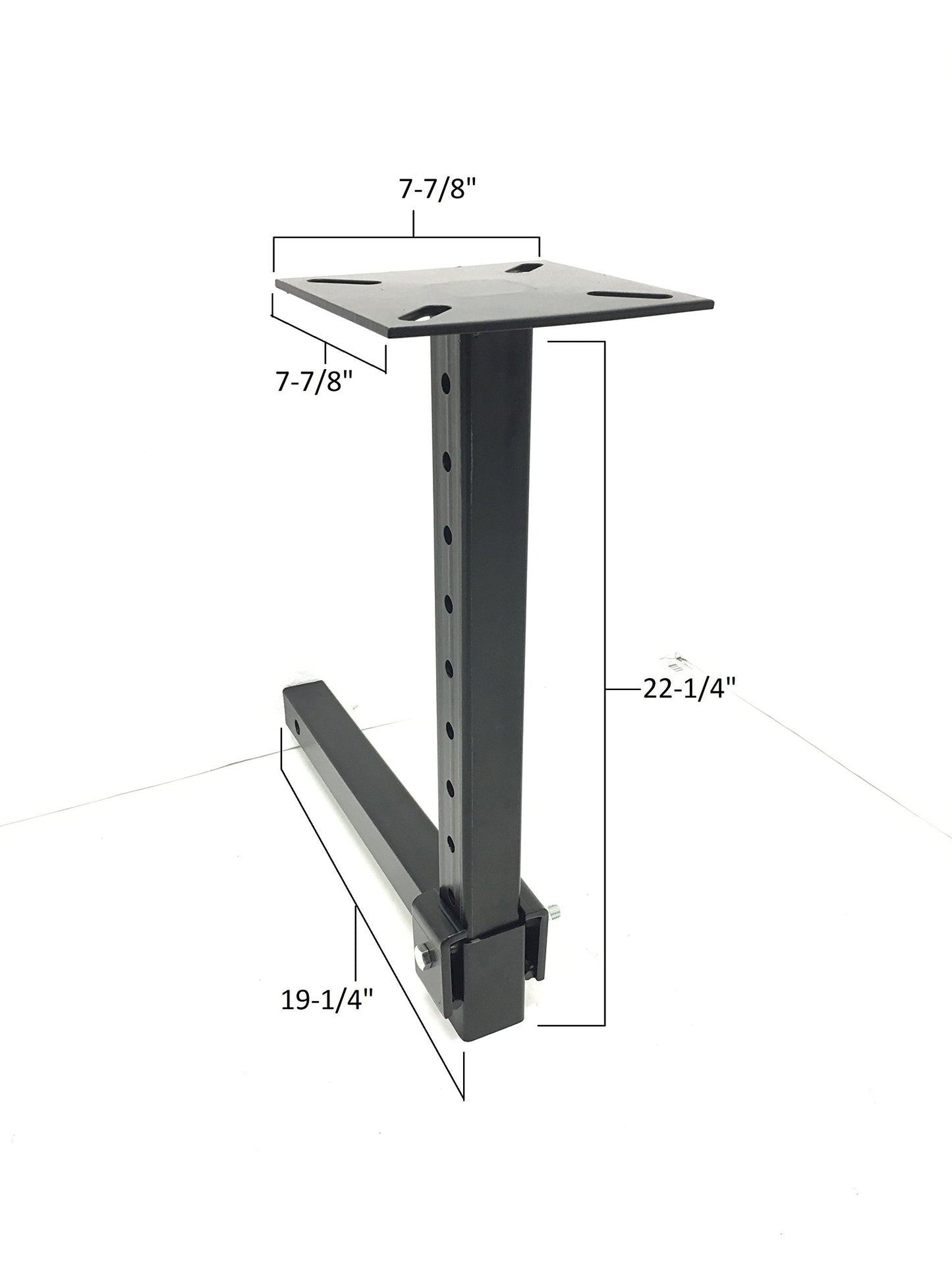MaxxHaul Hitch Mount Vise Plate Holder Heavy‑Duty 2 Inch Receiver Workbench Mount Portable Vise and Tool Platform for Trucks SUVs and RVs Alloy Steel Construction (80356)