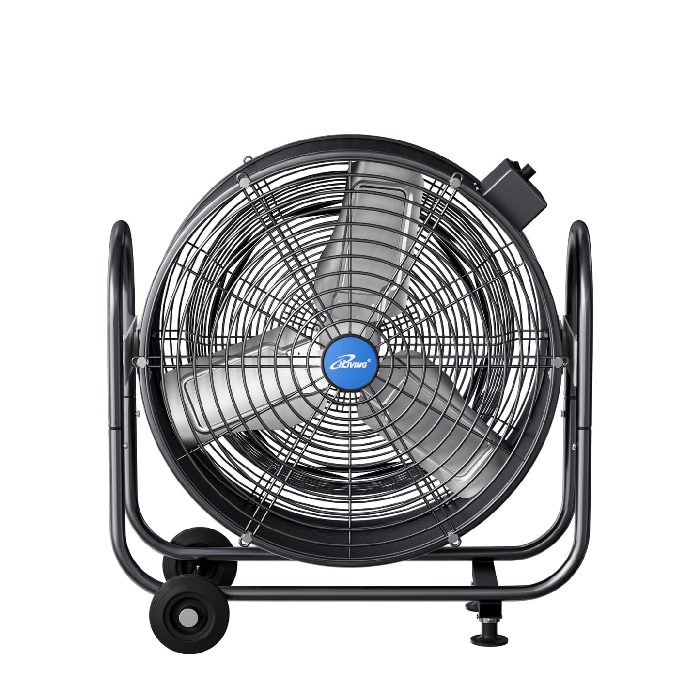 iLiving 24" BLDC Air Circulator High Velocity Floor Fan, 115V, 265W, Grey (ILG8M24-70EC)