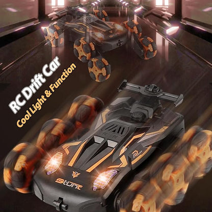 6WD Gesture Sensing RC Stunt Cars 2.4Ghz Remote Control CarsToys Gifts for Kids 8 9 10 11 12 Year Old Boys Girls360° Rotation Drift Car with Light &amp Music DMRC010-O