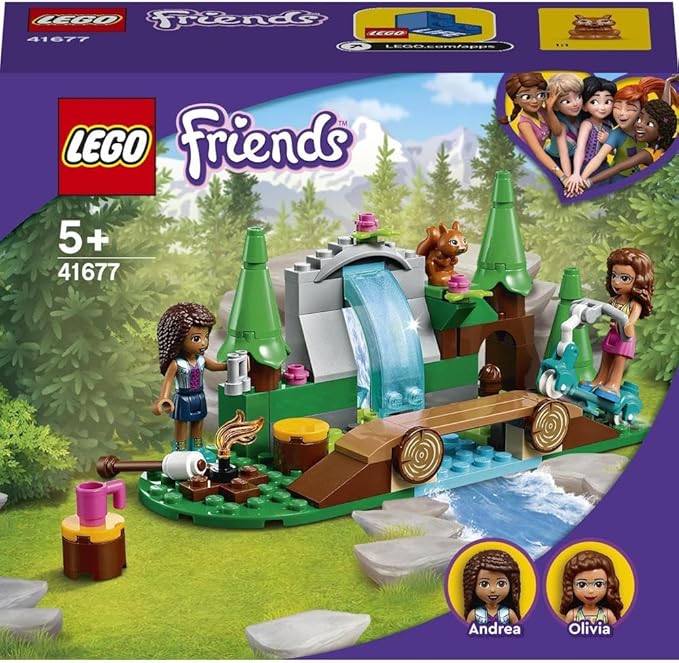 LEGO Friends Forest Waterfall Camping Adventure Set