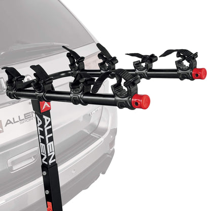 Allen Sports Deluxe+ Locking Quick Release 4-Bike Carrier for 2 in. Hitch, Model 840QR, Black