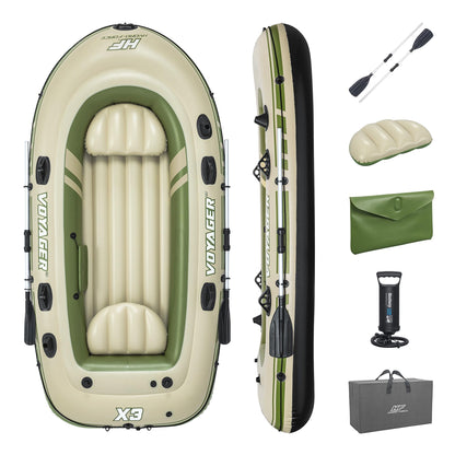 Hydro-Force Voyager X3 Inflatable Raft Set 9'8"