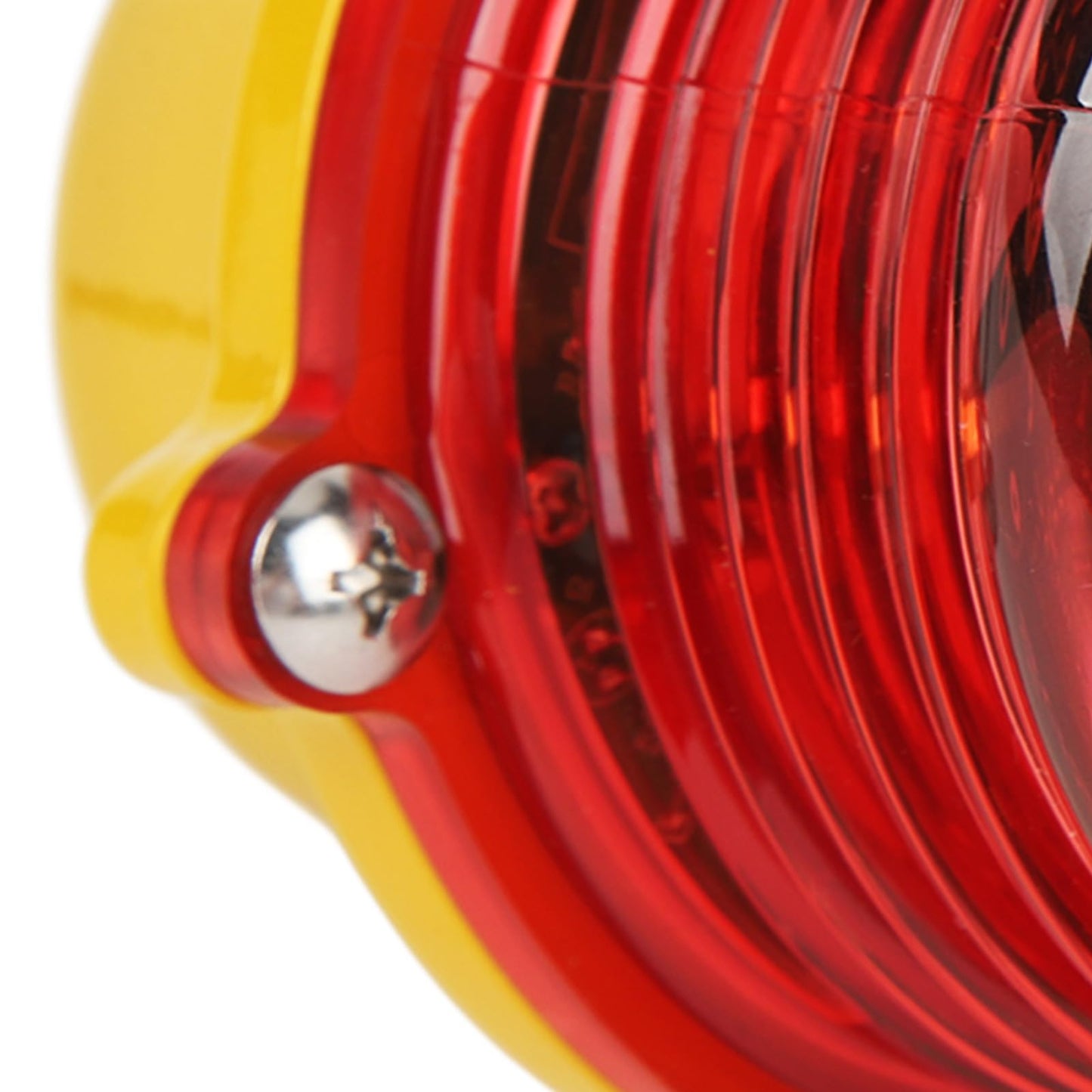 Aviation Obstruction Light, Multipurpose Warning Beacon Light High Strength Waterproof for Marine (AC110V Constant On)