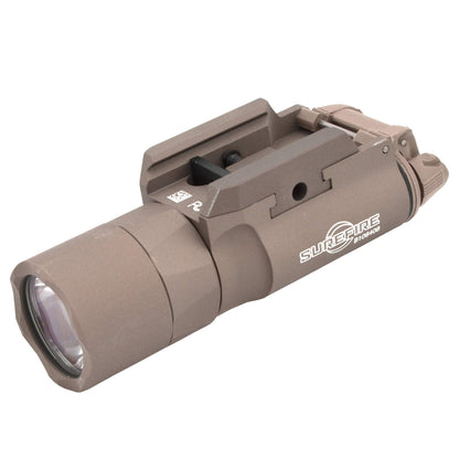 Sure Fire X300 Ultra (X300U-B) High Output 1000 Lumen LED Weapon Light (Tan) with 12 Extra 123A Batteries and 3 Battery Cases - Picatinny and Universal Rail Compatible