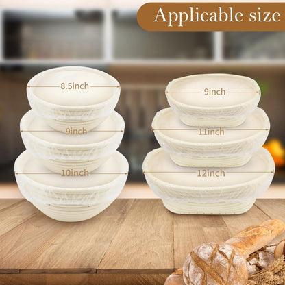 120pcs Shower Caps for Sourdough Bread, Reusable Bowl Covers for Proofing, Plastic Bread Covers With Elastic